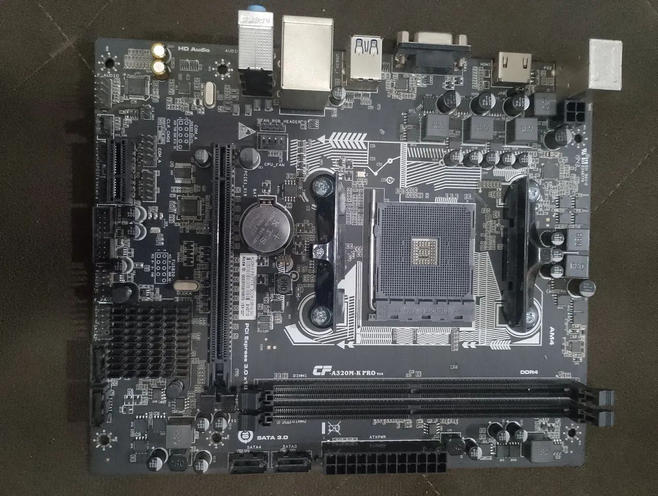 Placa MÃE A320 K-PRO + processador RYZEN 5 3500