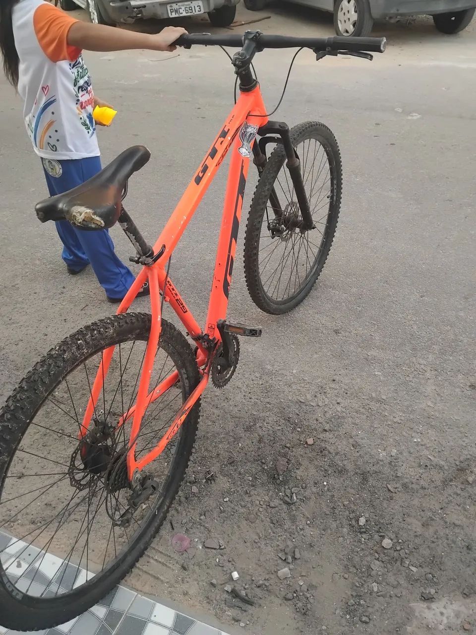 bicicleta aro 29 laranja  - Foto 2