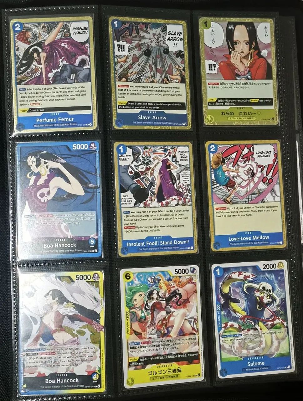 Coleção de cartas Boa Hancock - Hobbies e coleções - Conjunto