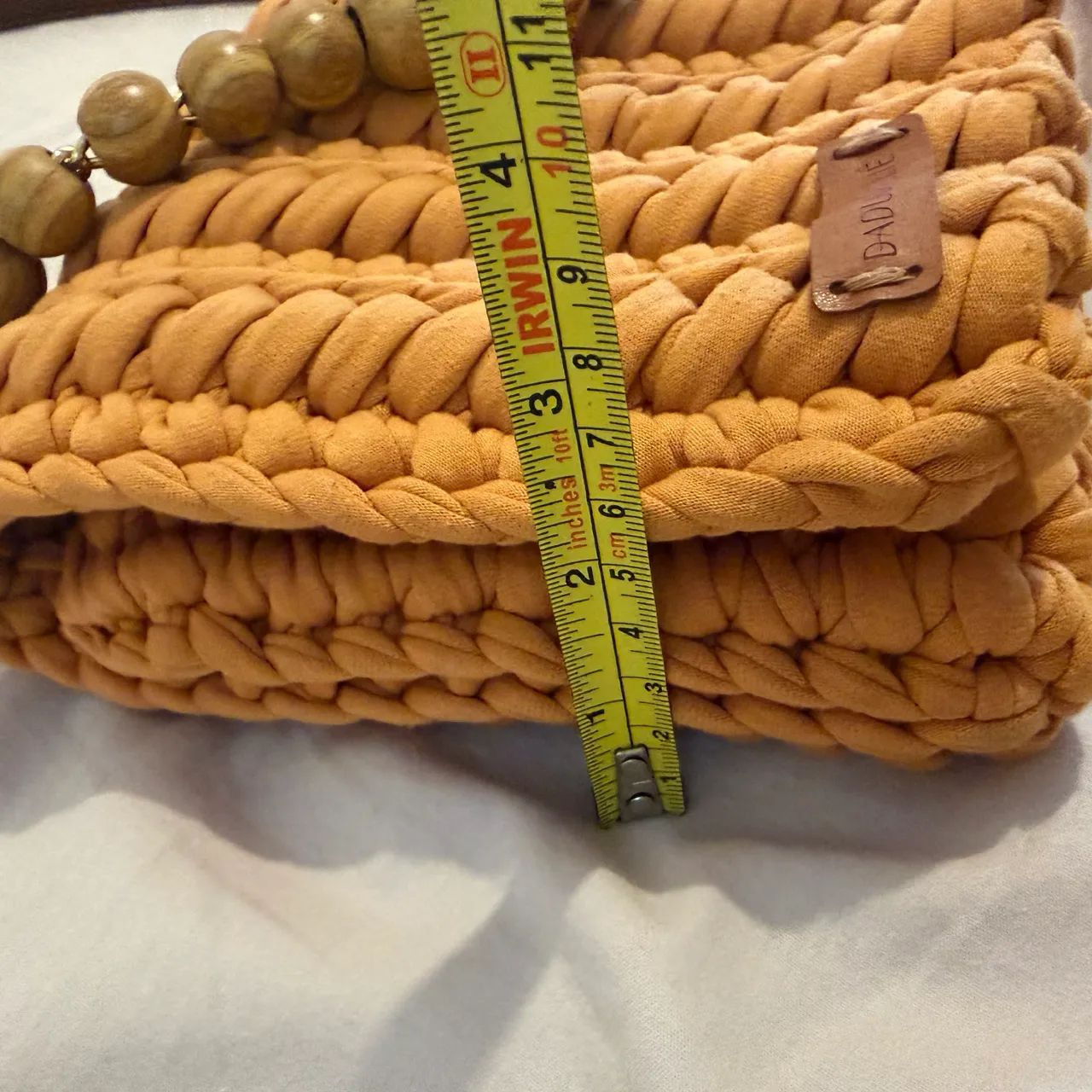 Bolsa de Crochê Média- Mostrada - Foto 3