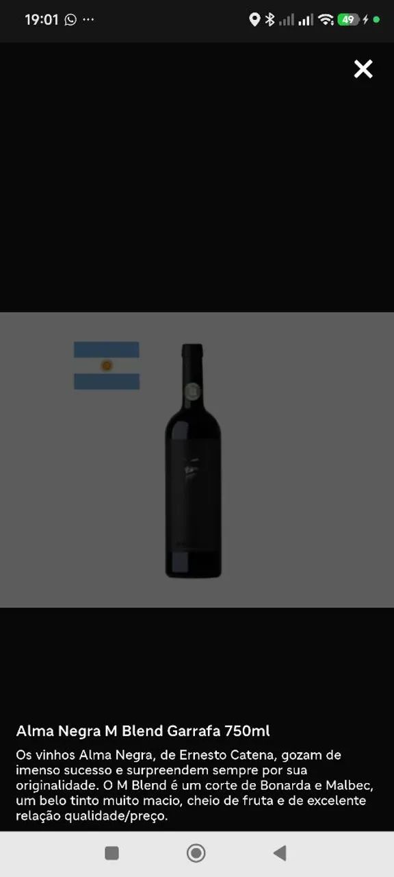 Vinho Almanegra M Blend 750ml (Argentino) - Foto 2