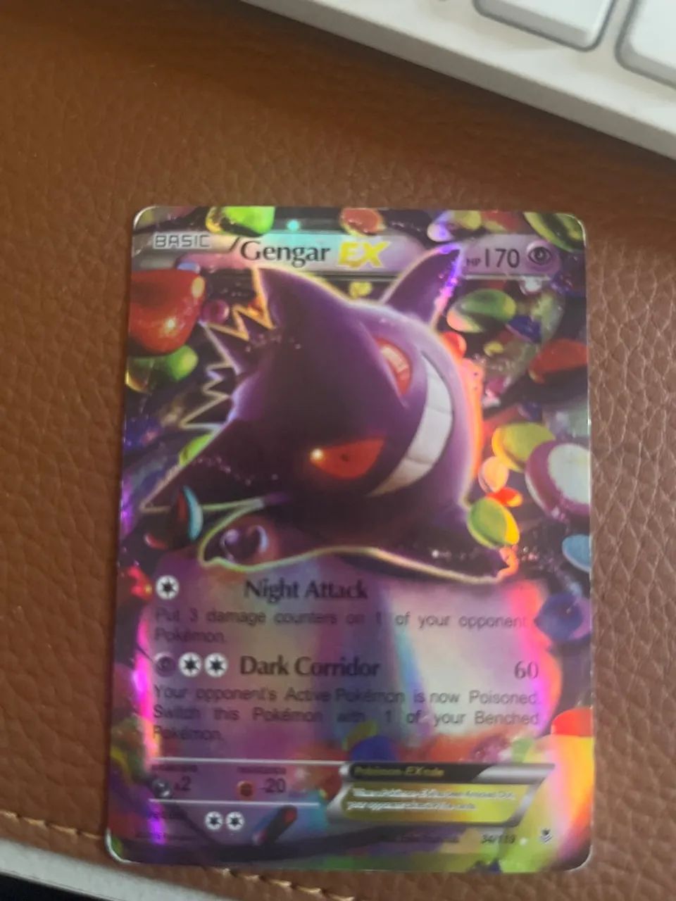 Carta Pokémon gengar ex 34/119