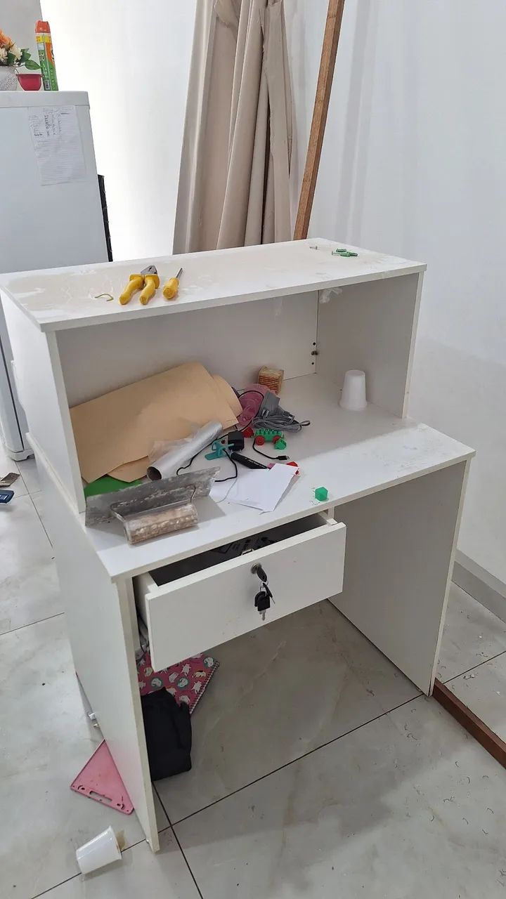 2 Countertops Made of MDF with Drawers
