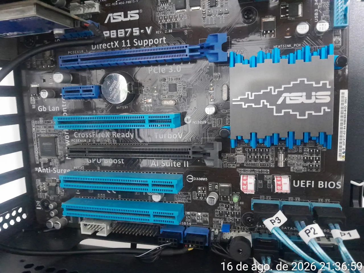 Placa mãe Asus DDR3 + Intel i7 + 32 de Ram  - Foto 4