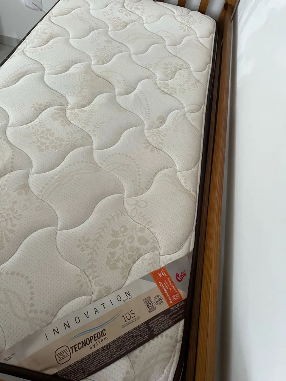Cama solteiro completa- Colchão Castor molas ensacadas  - Foto 2
