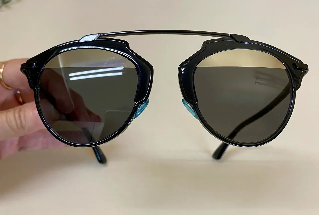 ÓCULOS DE SOL CHRISTIAN DIOR SOREAL PRETO - Foto 4