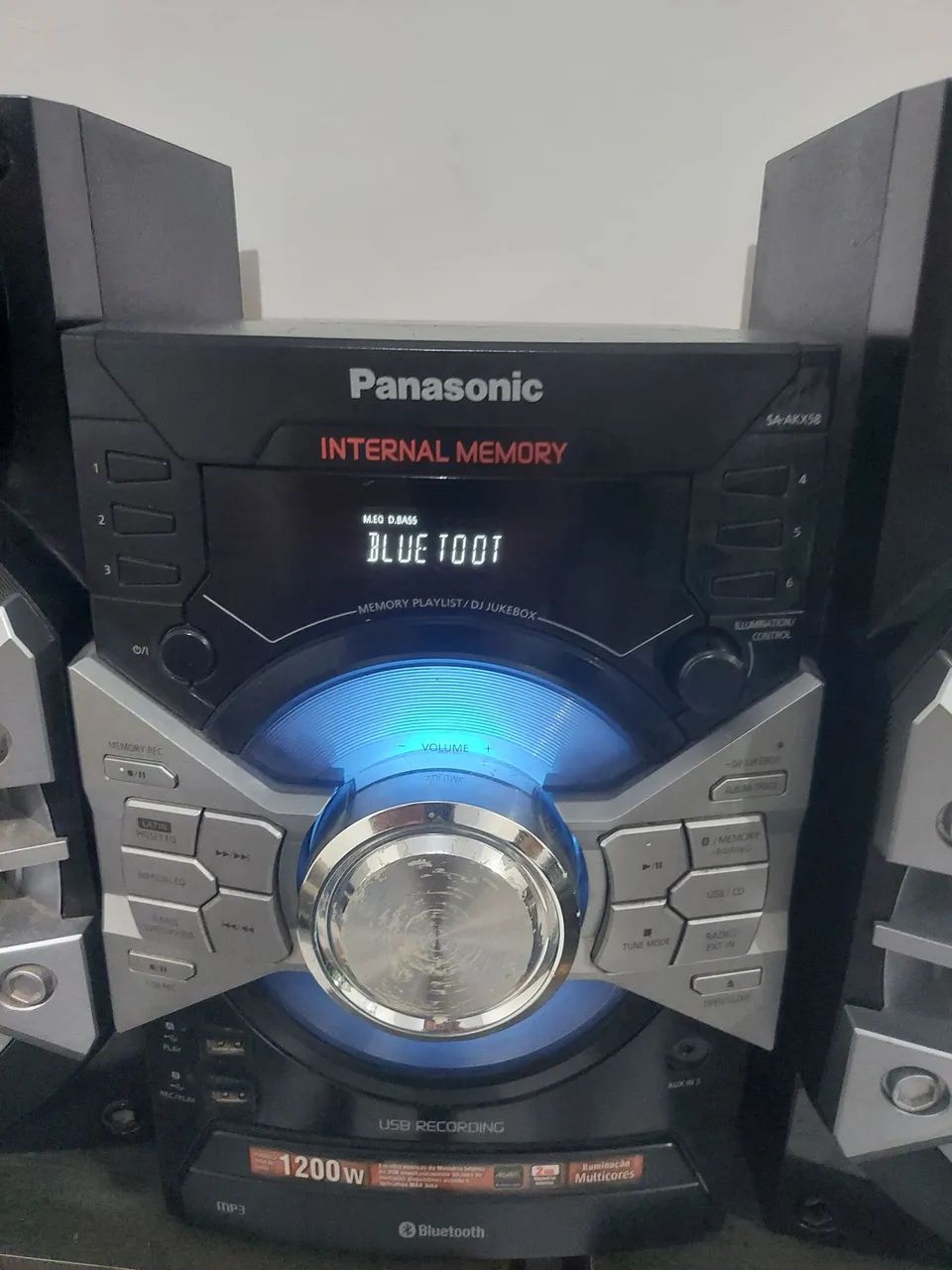 Som Panasonic 1.500 watts bluetooth pen drive cd - Foto 2