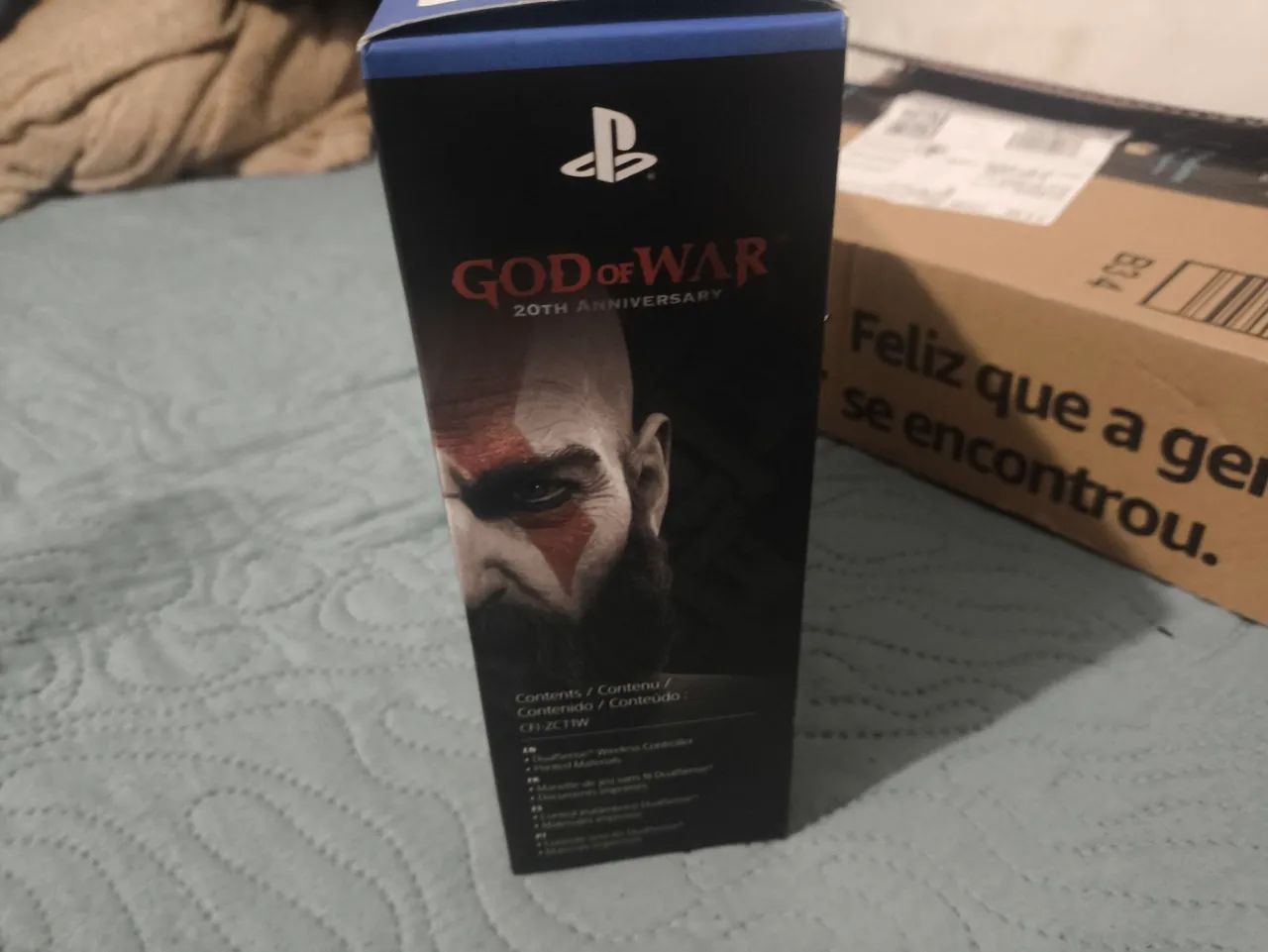 Controle Ps5 Dualsense Edição Limitada 20 anos God Of War - Novo e lacrado - Foto 5