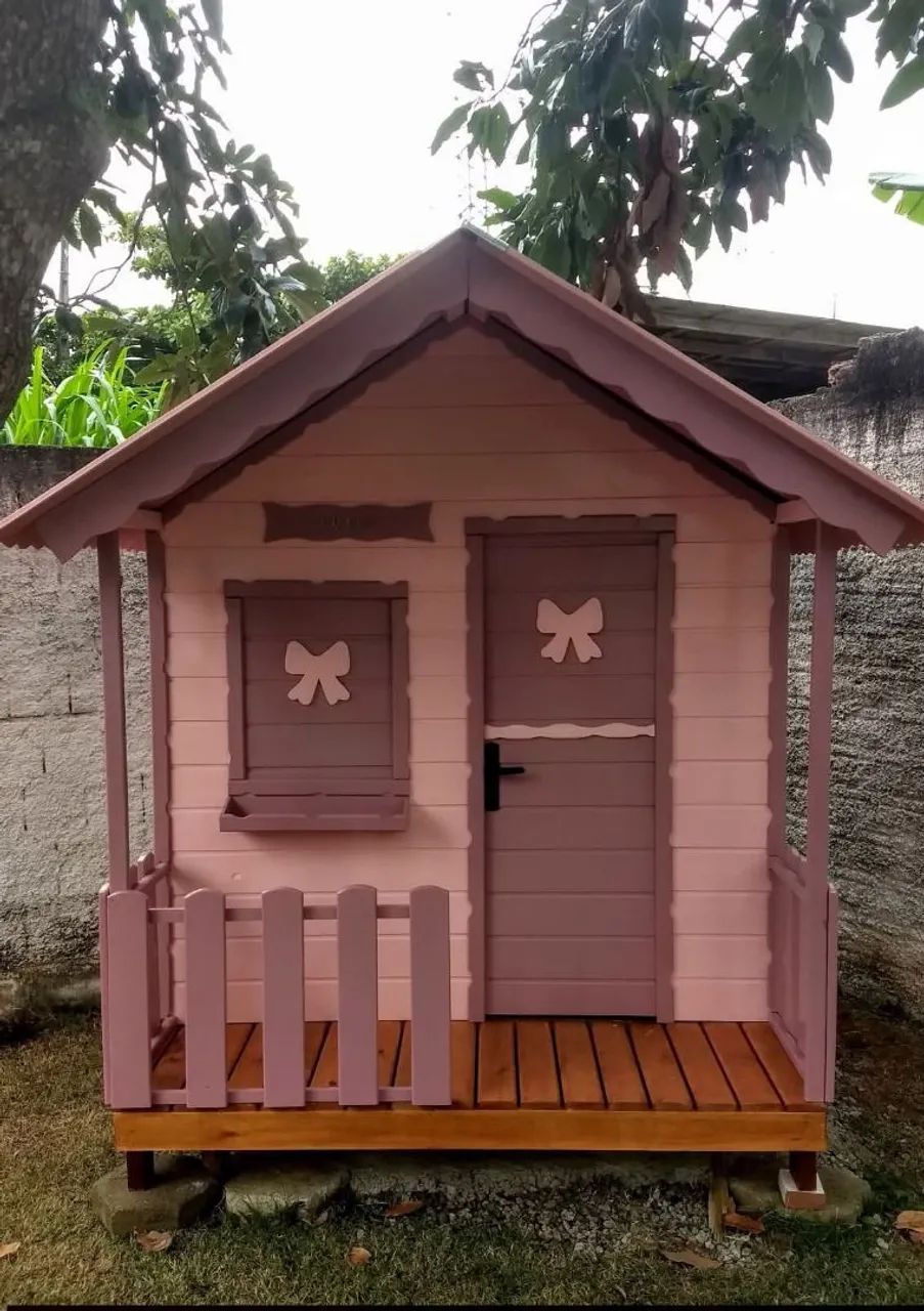 Casinha madeira infantil  - Foto 3