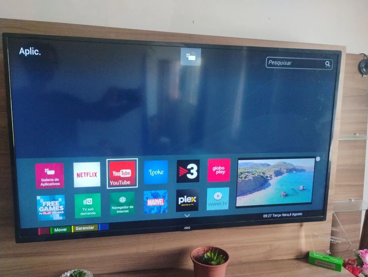 Smart TV AOC 50" Full HD (Modelo LE50U7970S) - Foto 3