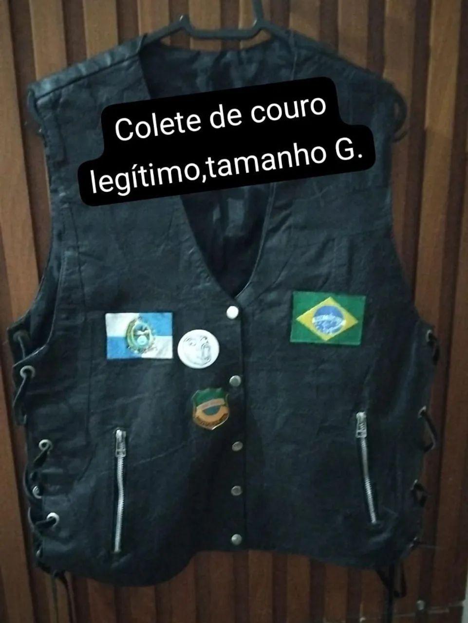 Jaqueta de couro legítimo moto - Foto 3