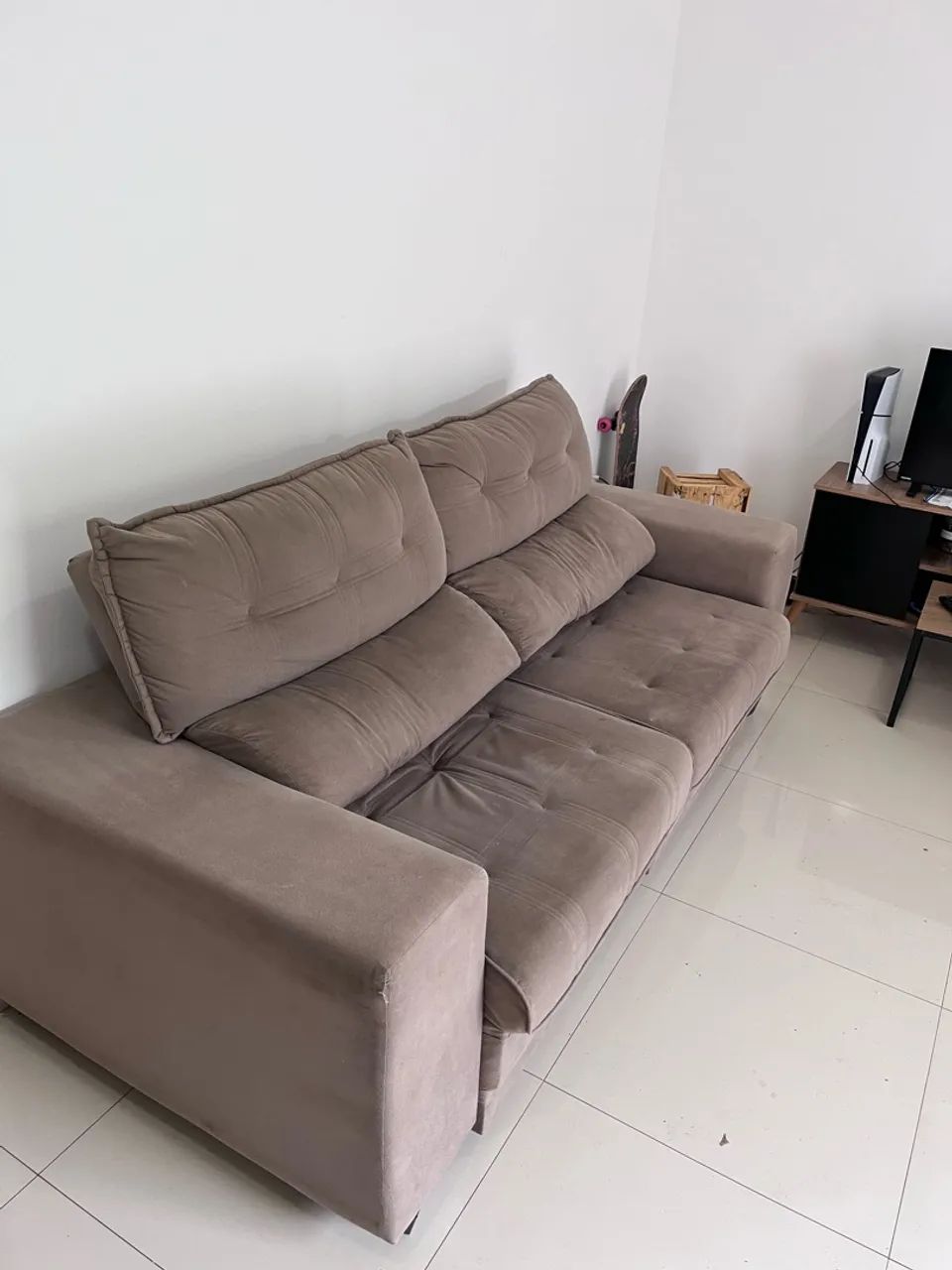 Sofá 2 lugares retrátil 