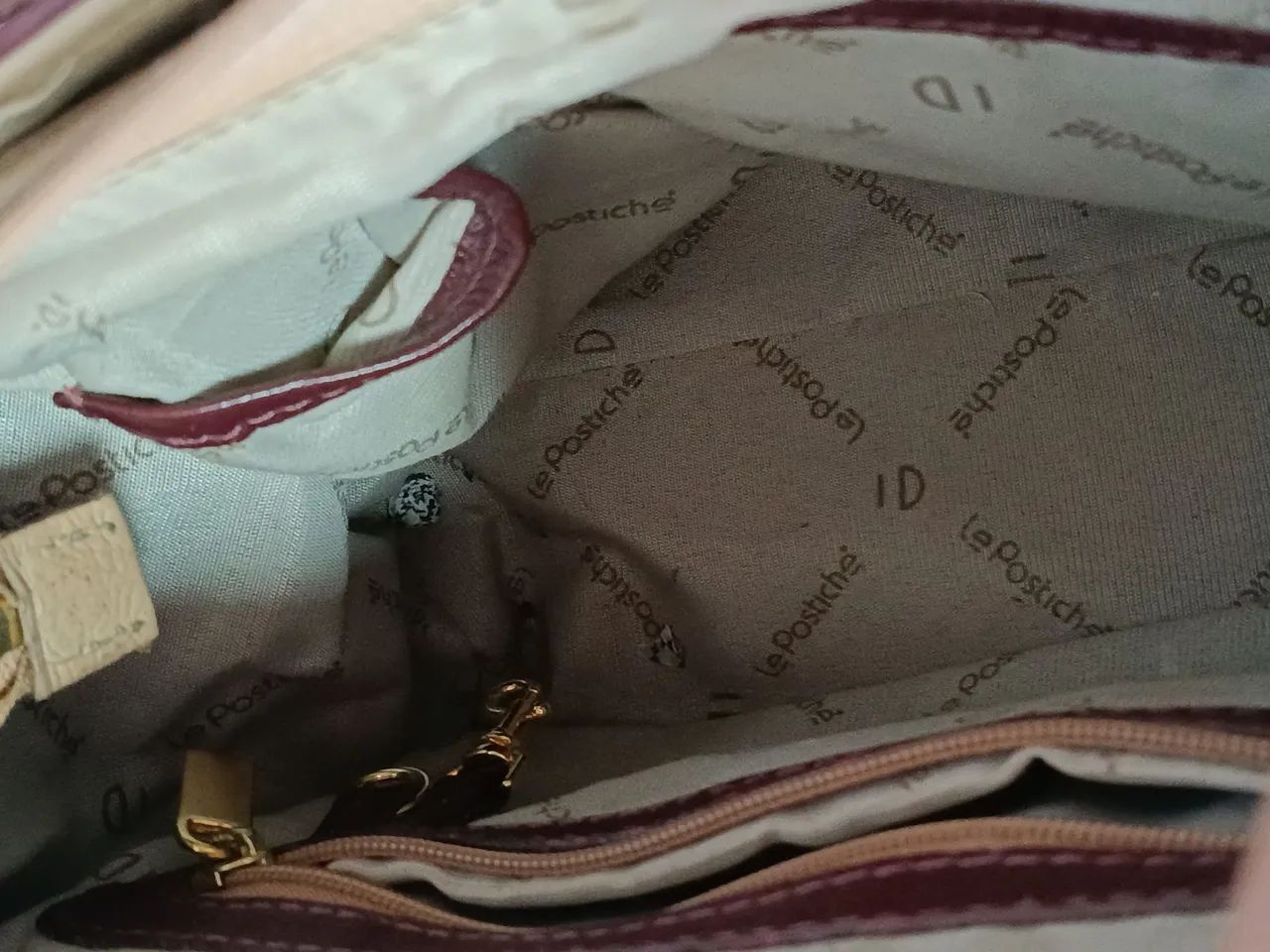 Bolsa de couro Lê Postiche . - Foto 4