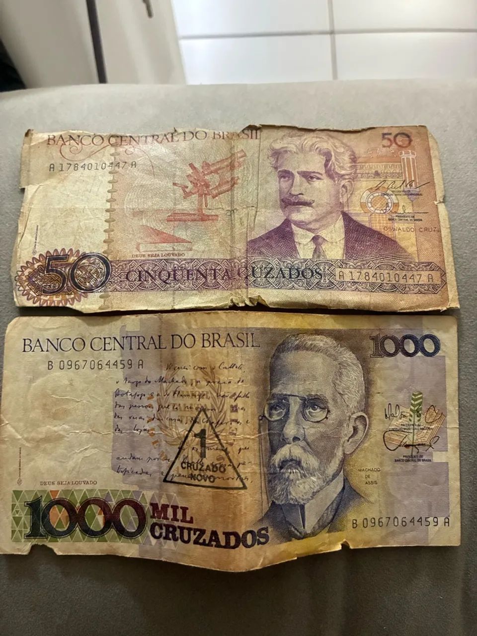 Notas antigas