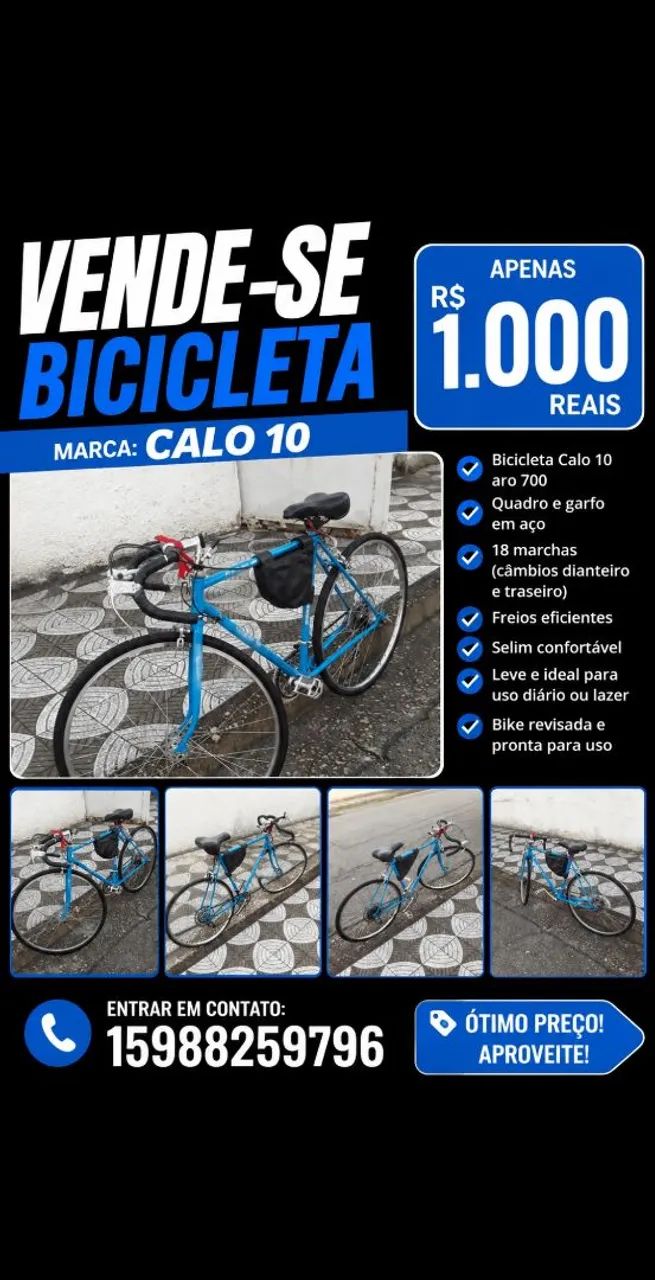  VENDE-SE BICICLETA CALOI 10 - Foto 2