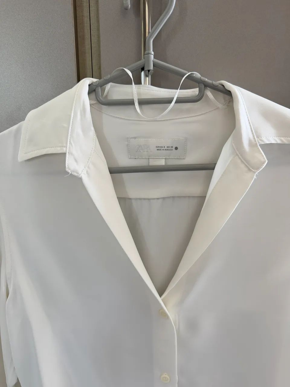 Camisa Zara off white P - Foto 2