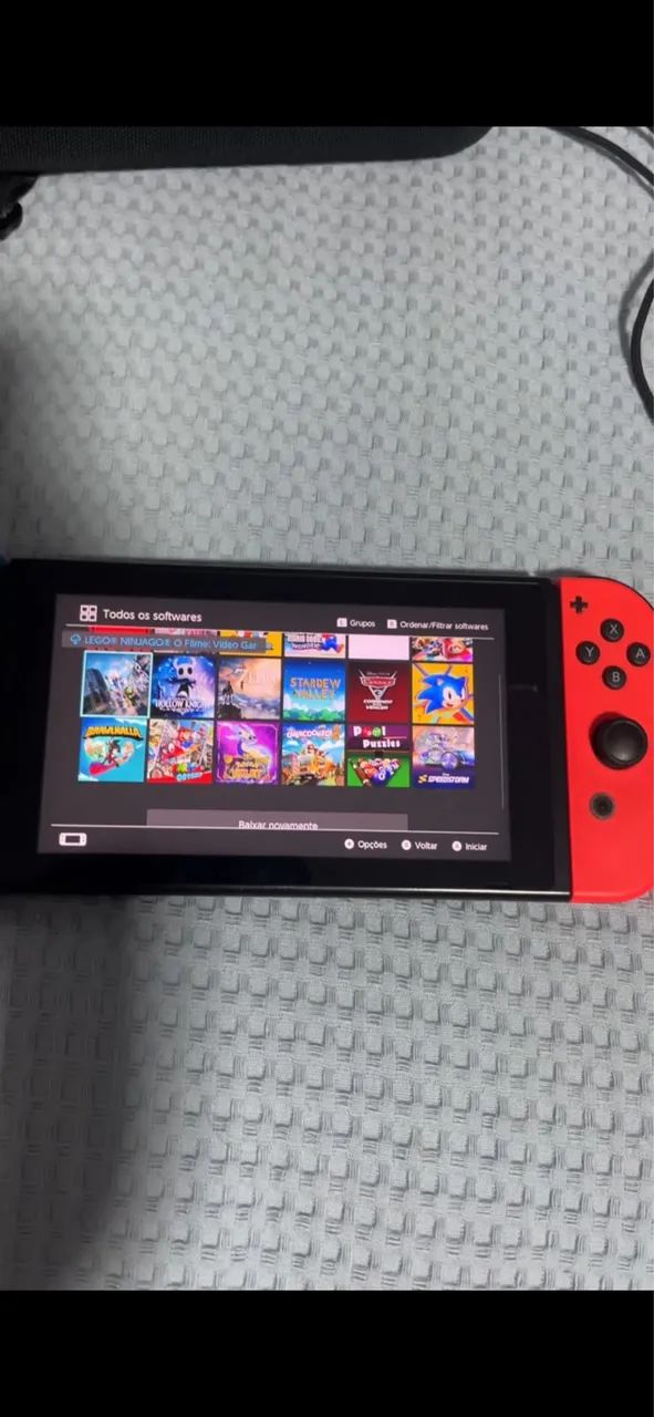 Nintendo switch com mais de 18 jogos de brinde - Foto 3