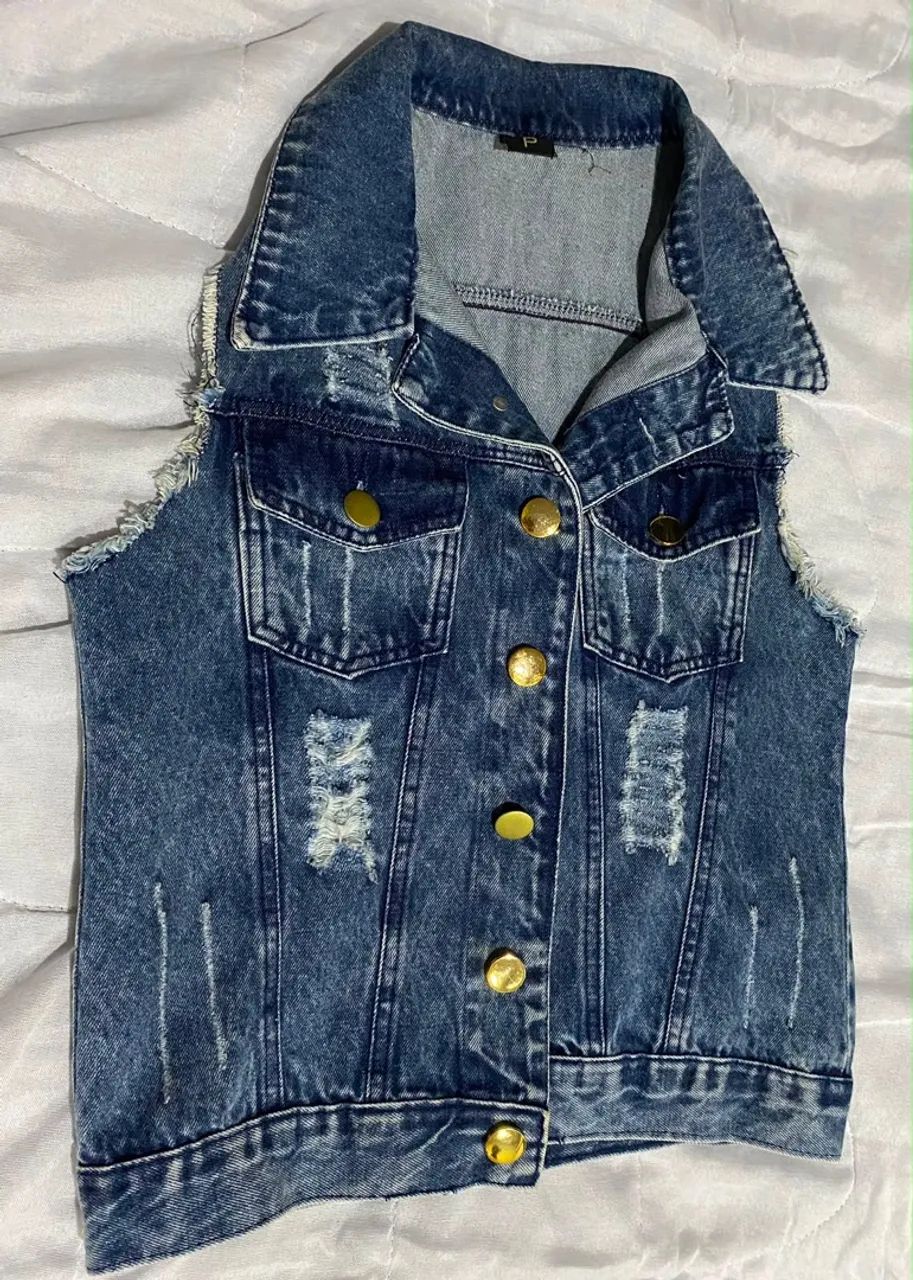 Colete jeans 