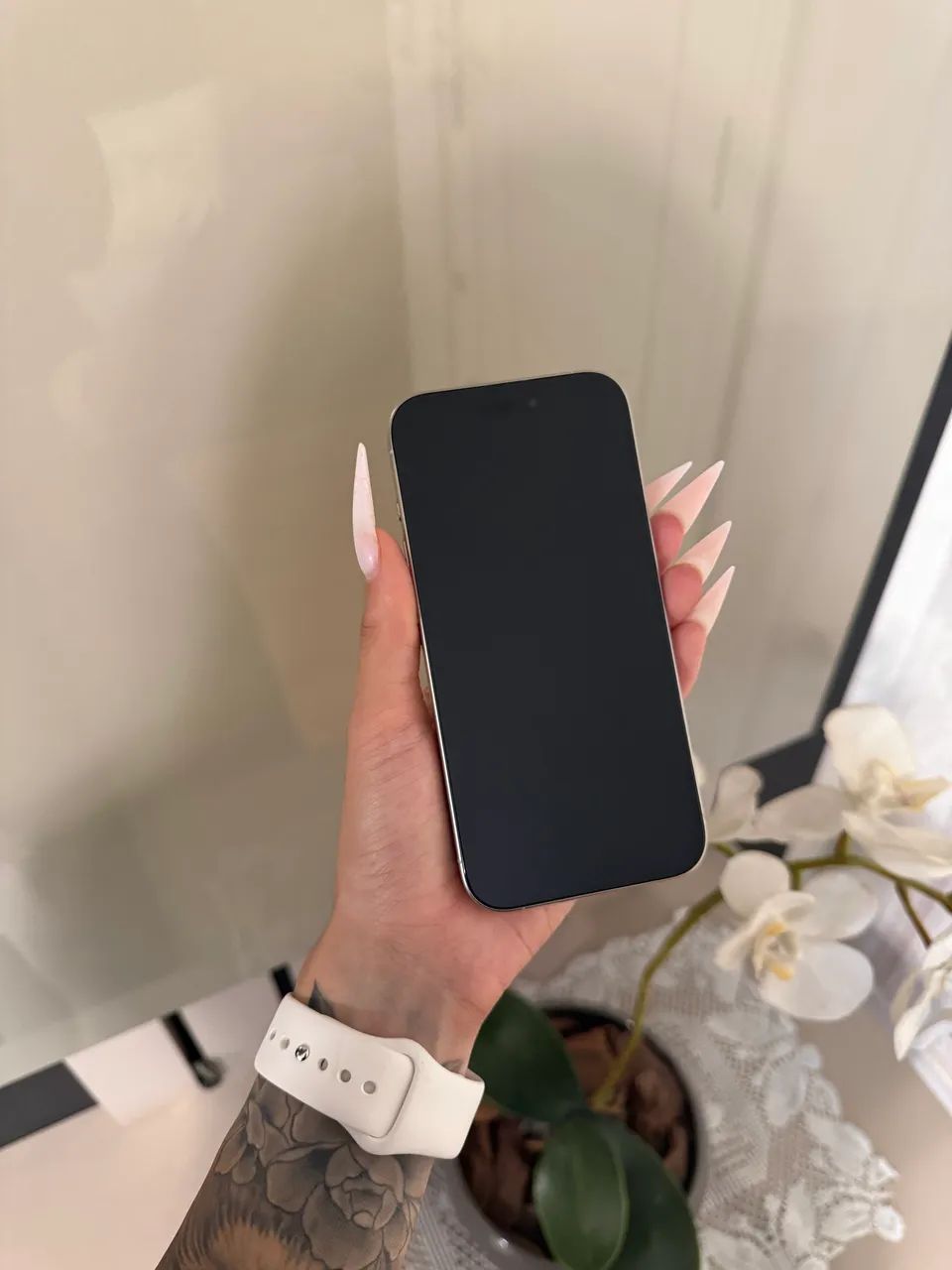 iPhone 16 Pro 256gb Titânio Branco IMPECÁVEL  - Foto 5
