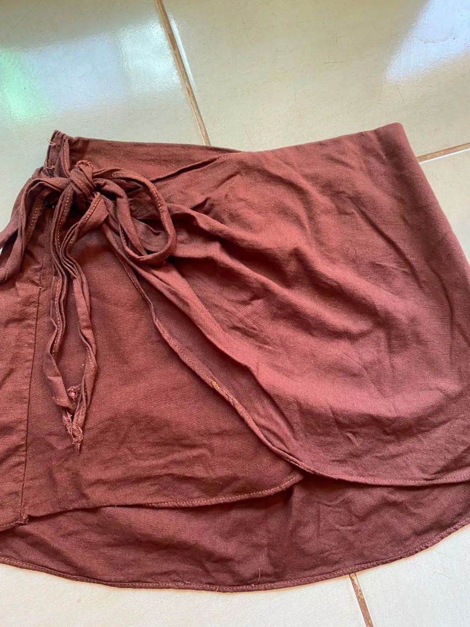 Short saia M desapego perfeito seminovo  - Foto 4