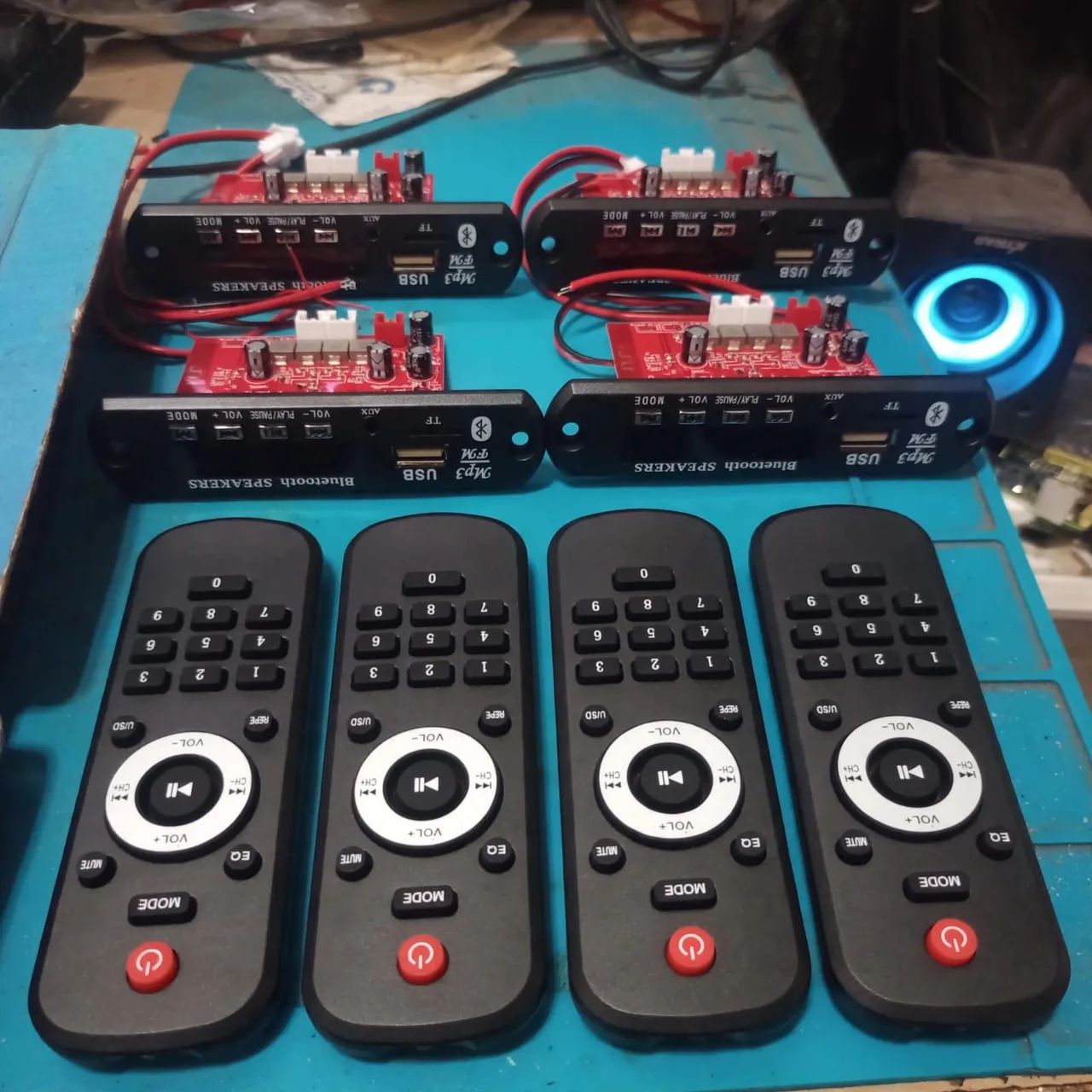 4 placa mp3 Bluetooth 120w  12v
