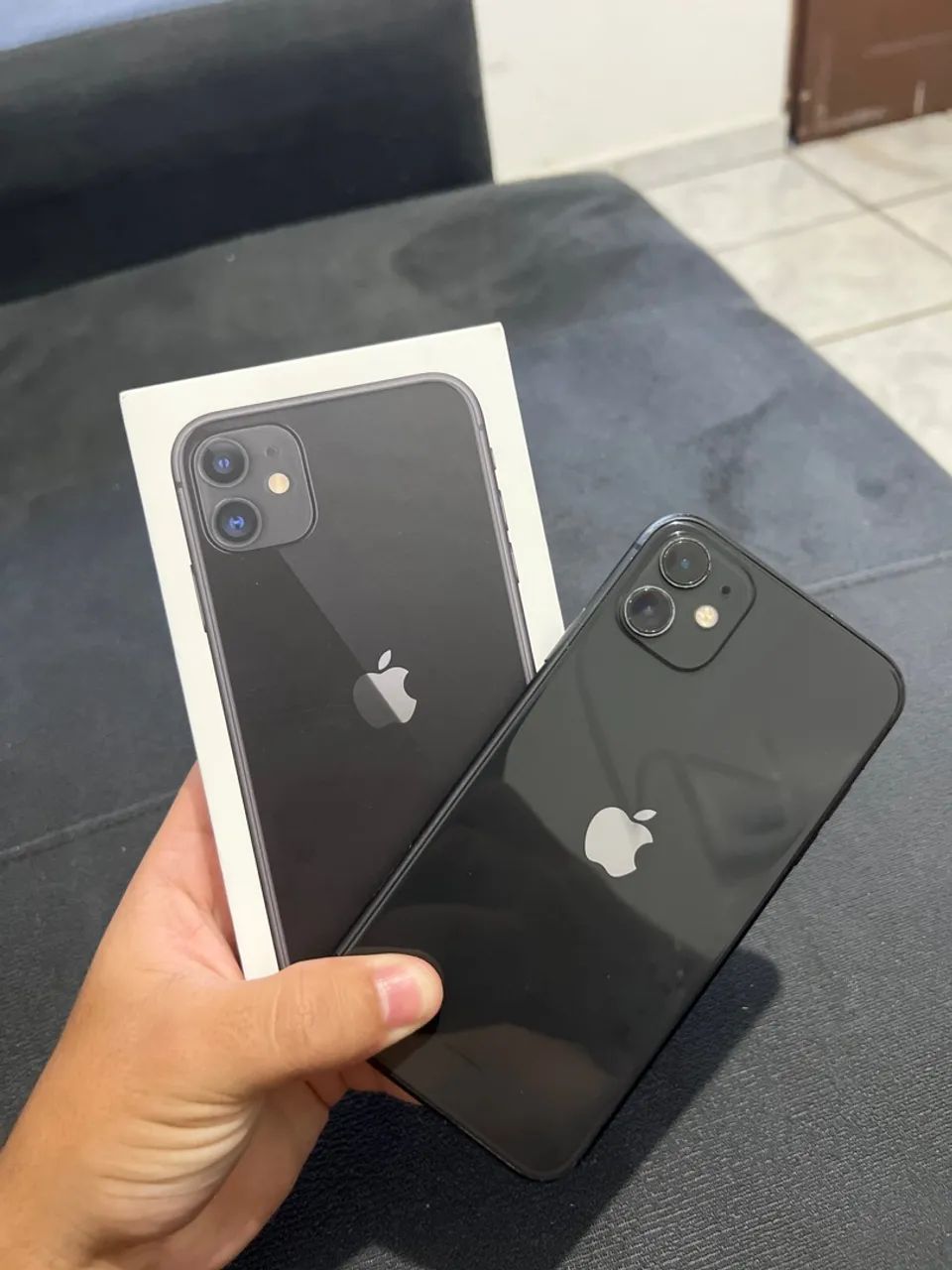 iPhone 11 Preto 128GB - Com Caixa Original