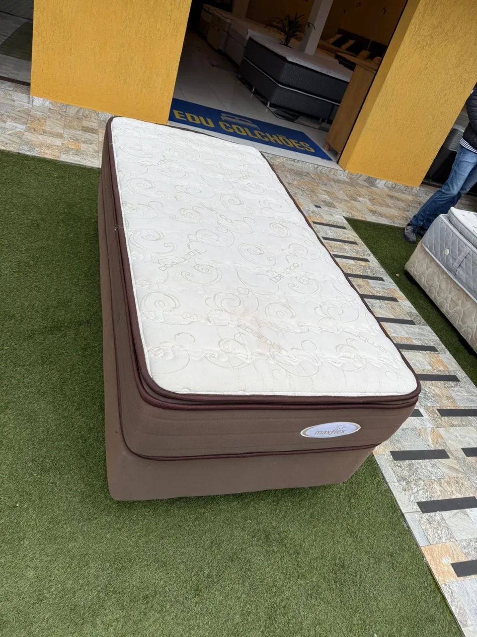 Cama box Solteiro MAXFLEX SEMINOVA TOP - ENTREGO  - Foto 4