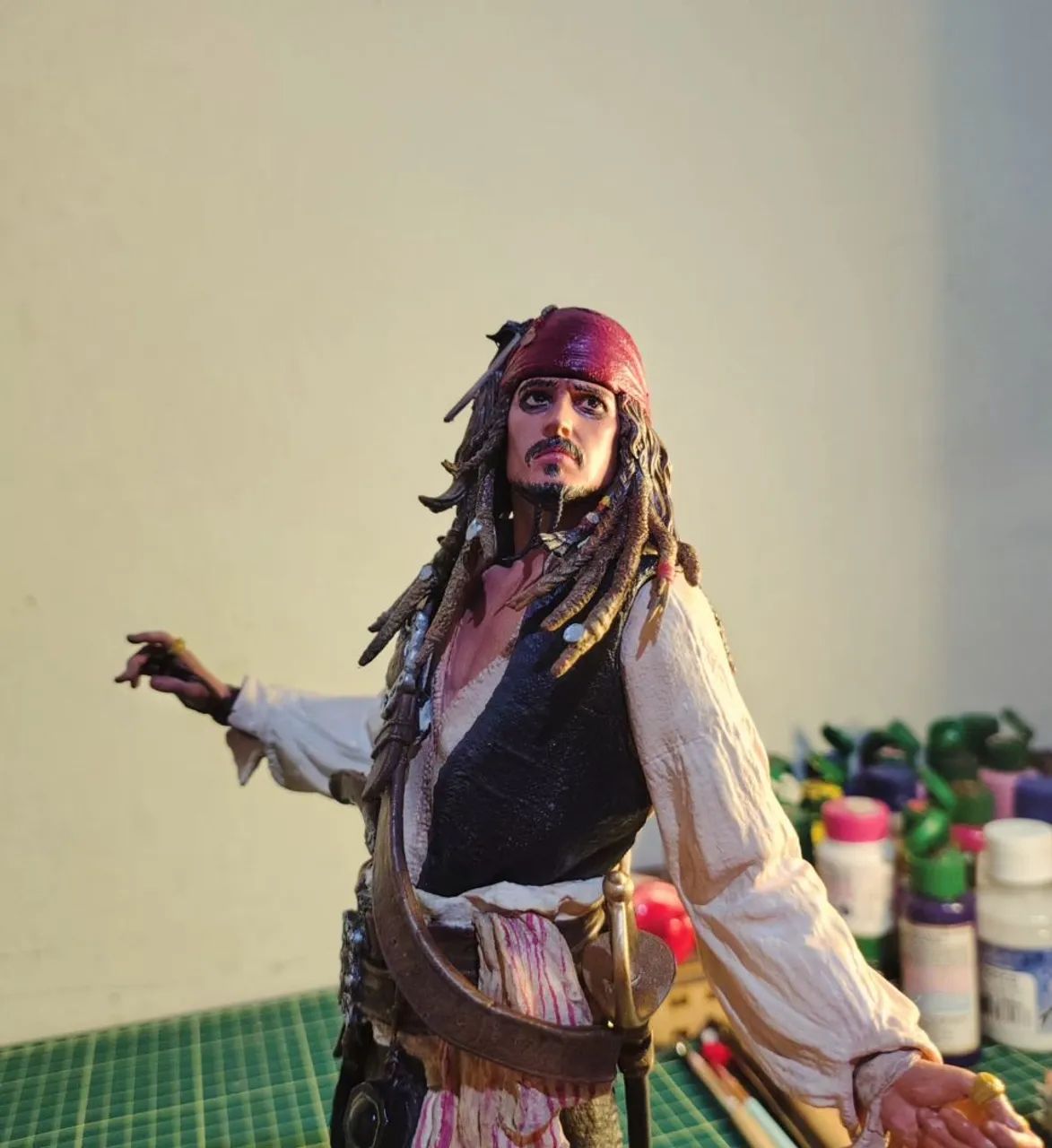 Jack Sparrow Estatueta Action figure boneco de ação  - Foto 4