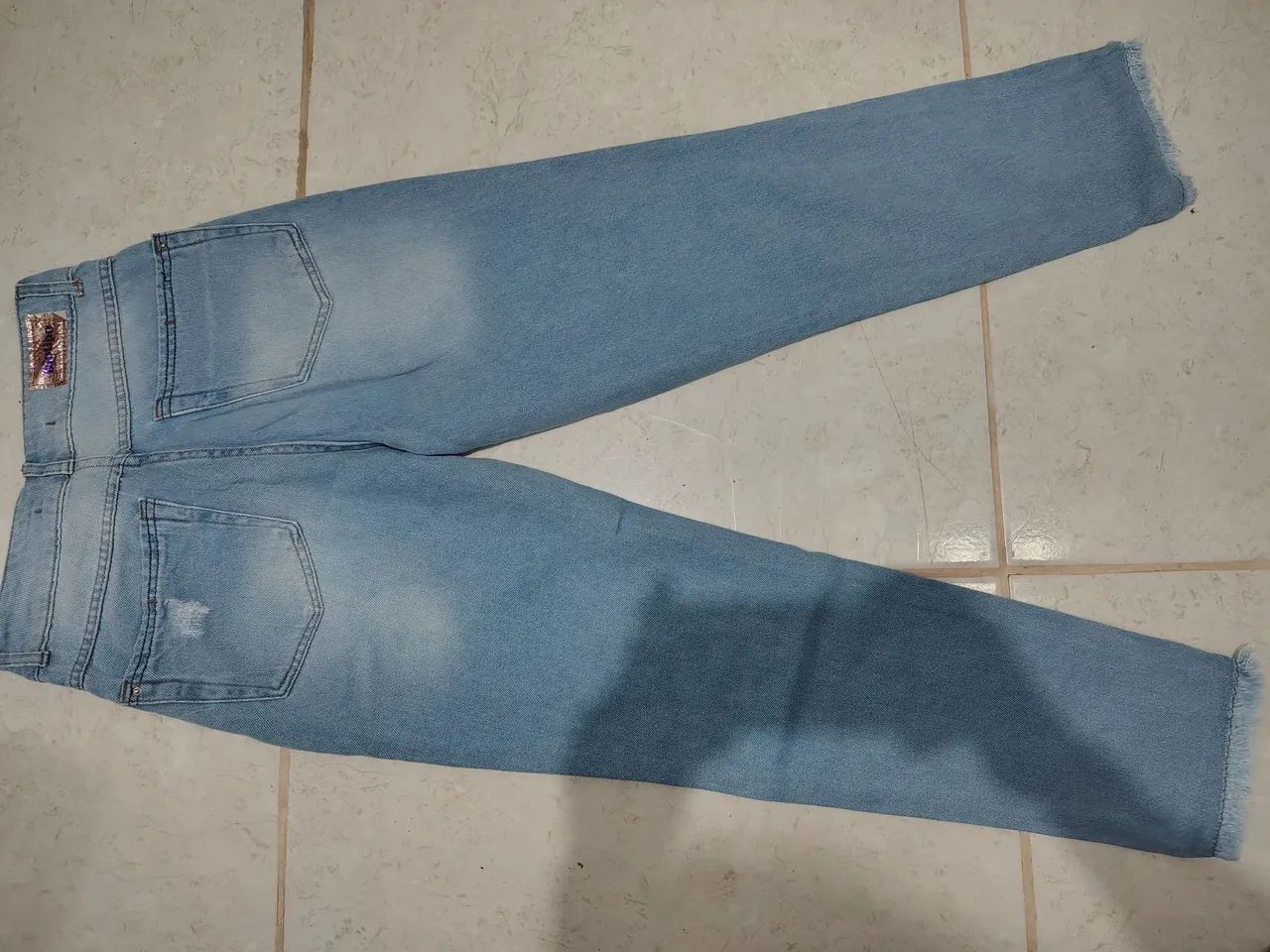 Calça Mom estonada feminina Tam ,36 - Foto 3