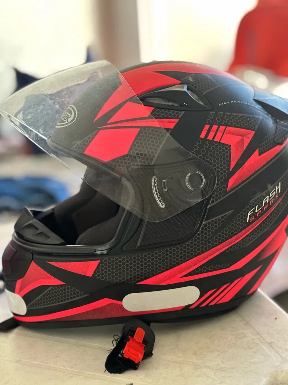 CAPACETE FEMININO SPARK ROSA - Foto 3