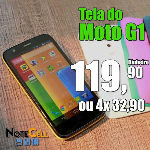 Tela do Moto G1 valor já instalado!