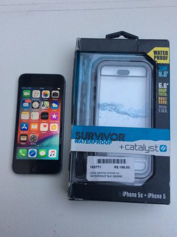 IPhone 5 s 16gb + capa a prova d?água e queda - Foto 5