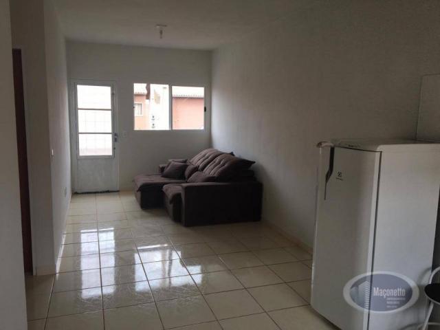 Casa com 2 dormitórios para alugar, 50 m² por r$ 650/mês - jardim maria imaculada i - brod