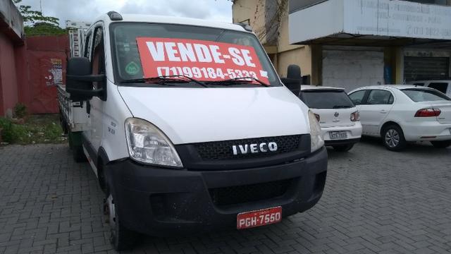 Vendo caminhão Iveco c55/17 12/13 cabine dupla com ar - Foto 8
