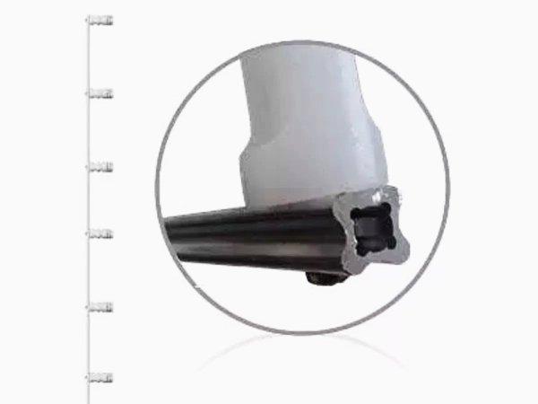 Haste Para Cerca Elétrica 1M/6isoladores