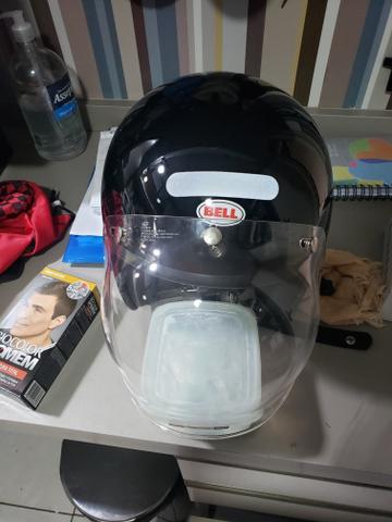 Capacete aberto
