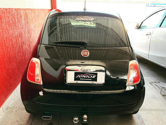 (Júnior Veículos) Fiat 500 1.4 Ano:2012 Completo - Foto 5
