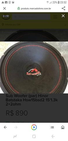 Grave de 18" Batstaka hinnor 1k3 1300 rms - Foto 2