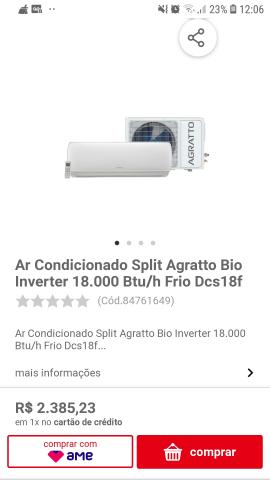 Ar condicionado Split 12 mil BTUs - Foto 3
