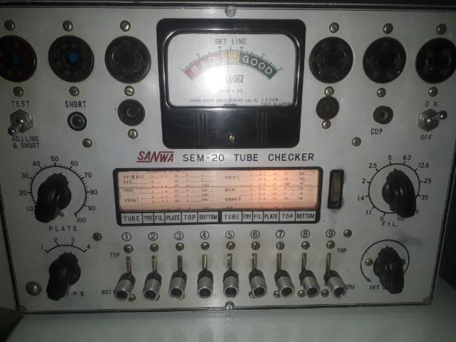 Testador de Valvulas de Radio e TV