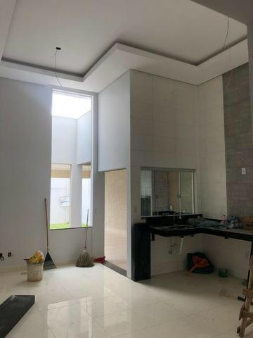 Linda casa itamaraty área gourmet com churrasqueira e sala pé direito duplo anapolis go - Foto 10