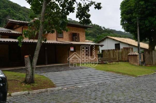Casa com 4 dormitórios à venda, 300 m² por r$ 1.200.000,00 - itaipu - niterói/rj