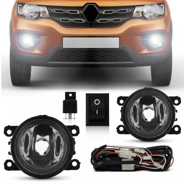 Kit Farol de Milha P/ Todos os Carros - Volkswagen Gol / Fiat Palio / Hyundai Hb20 - Foto 3