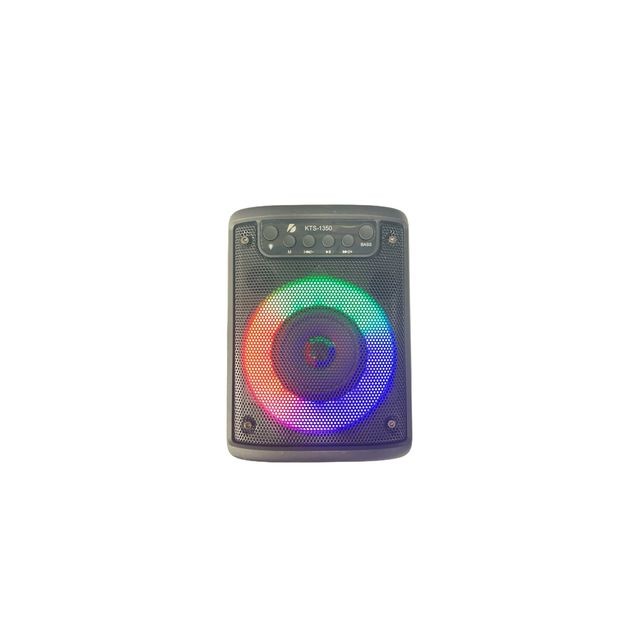 Caixa de som 10w Bluetooth USB rádio com led - Foto 4