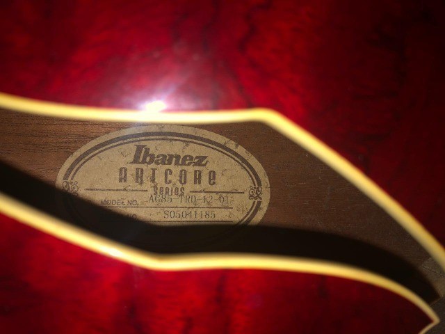 Guitarra Semi-Acústica Ibanez AG-85-TRD, em excepcional estado. - Foto 2