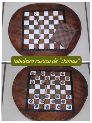 Jogo de Dama e Trilha 21x21 Tabuleiro Divertido, para Família e Amigos