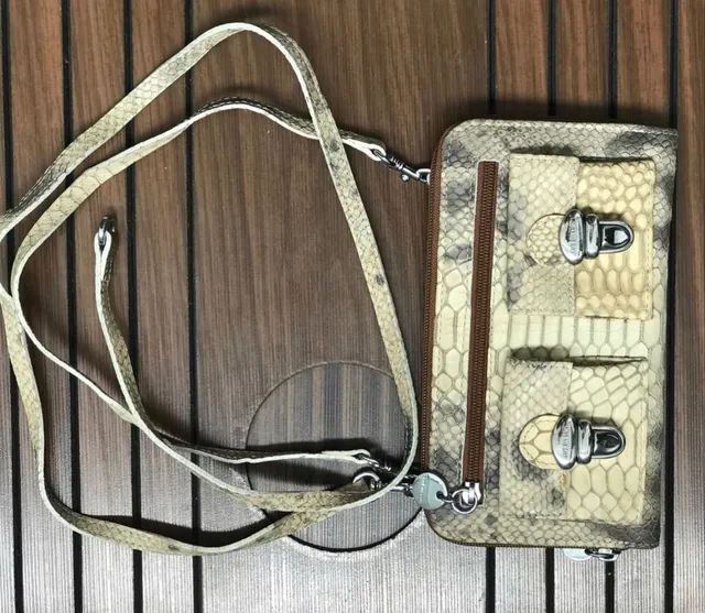 Bolsa carteira couro marca luz da lua  - Foto 3