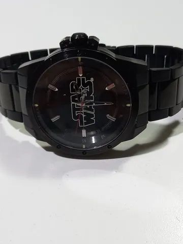 Relogio masculino analogico Star Wars  metal preto - Foto 3