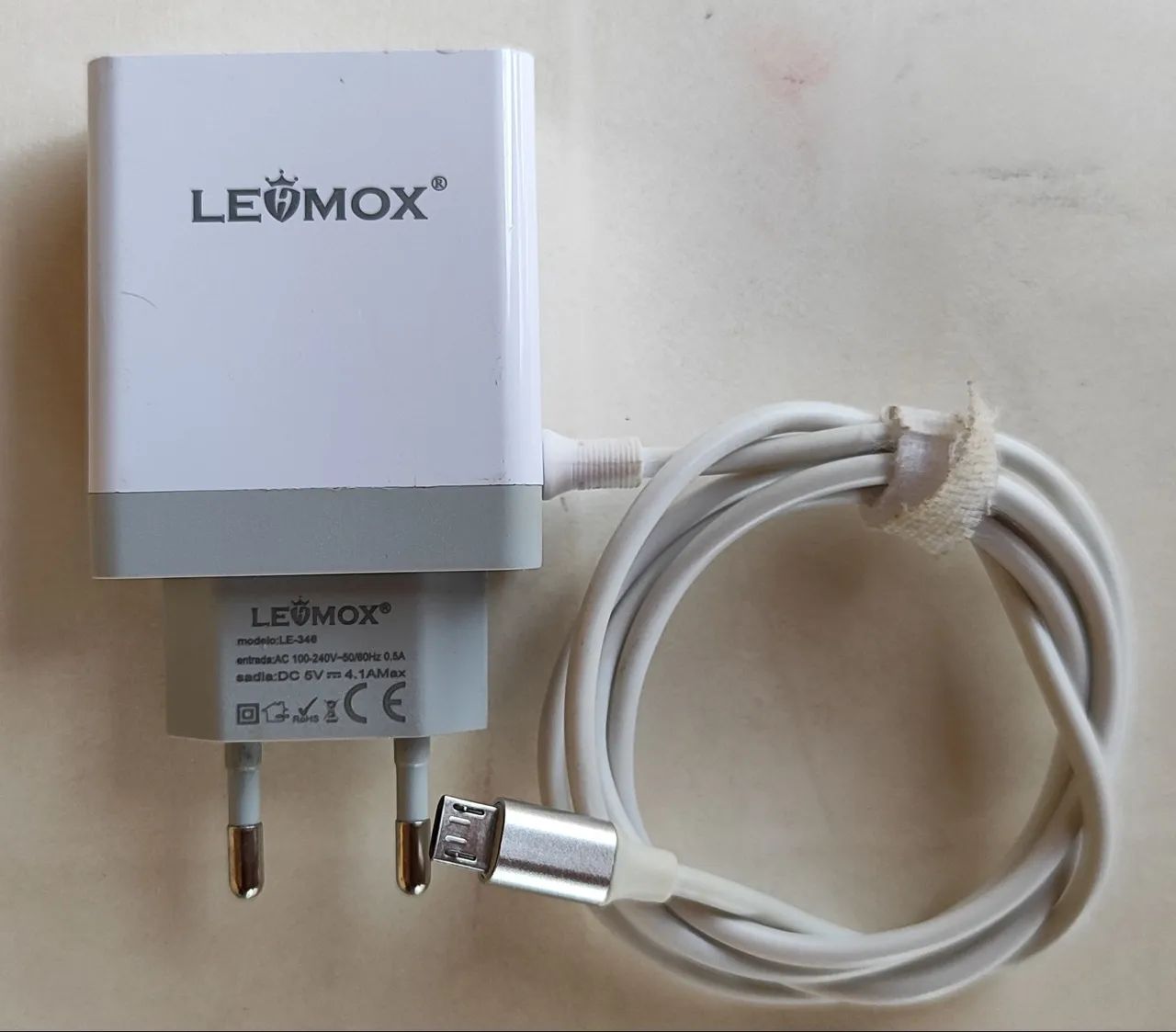 Carregador de Celular Micro USB 5V 4.1A - Novo!