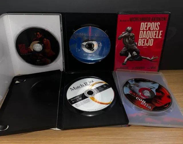 dvd: amor sublime amor + almas gemeas + depois daquele beijo + match point + fale com ela - Foto 2